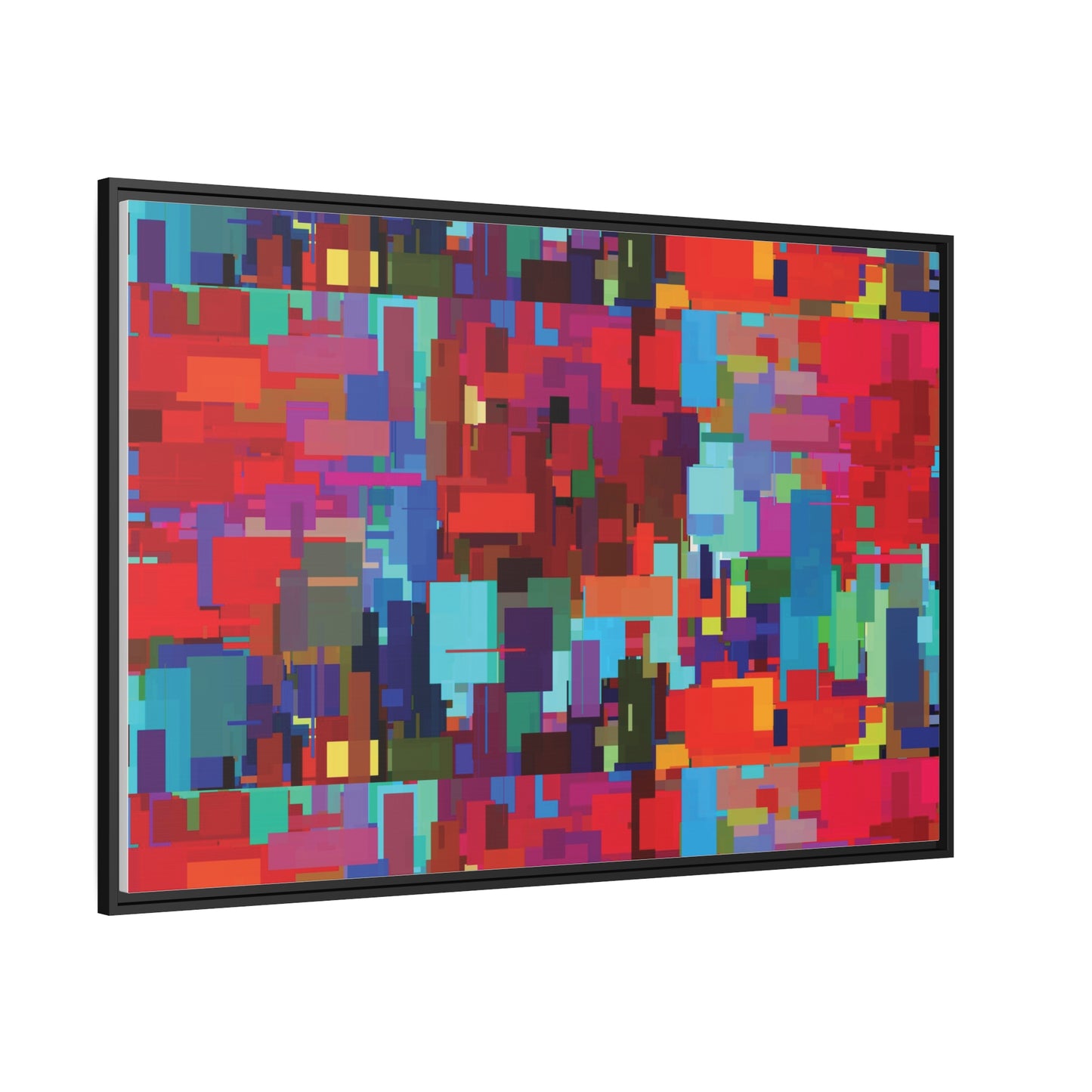 Abstract painting, Black Frame Printify