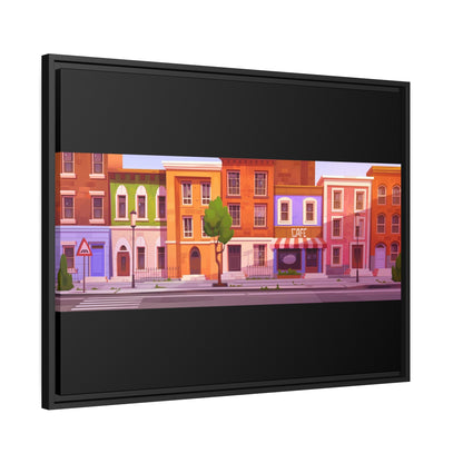 Notting Hill Matte Canvas, Black Frame Printify