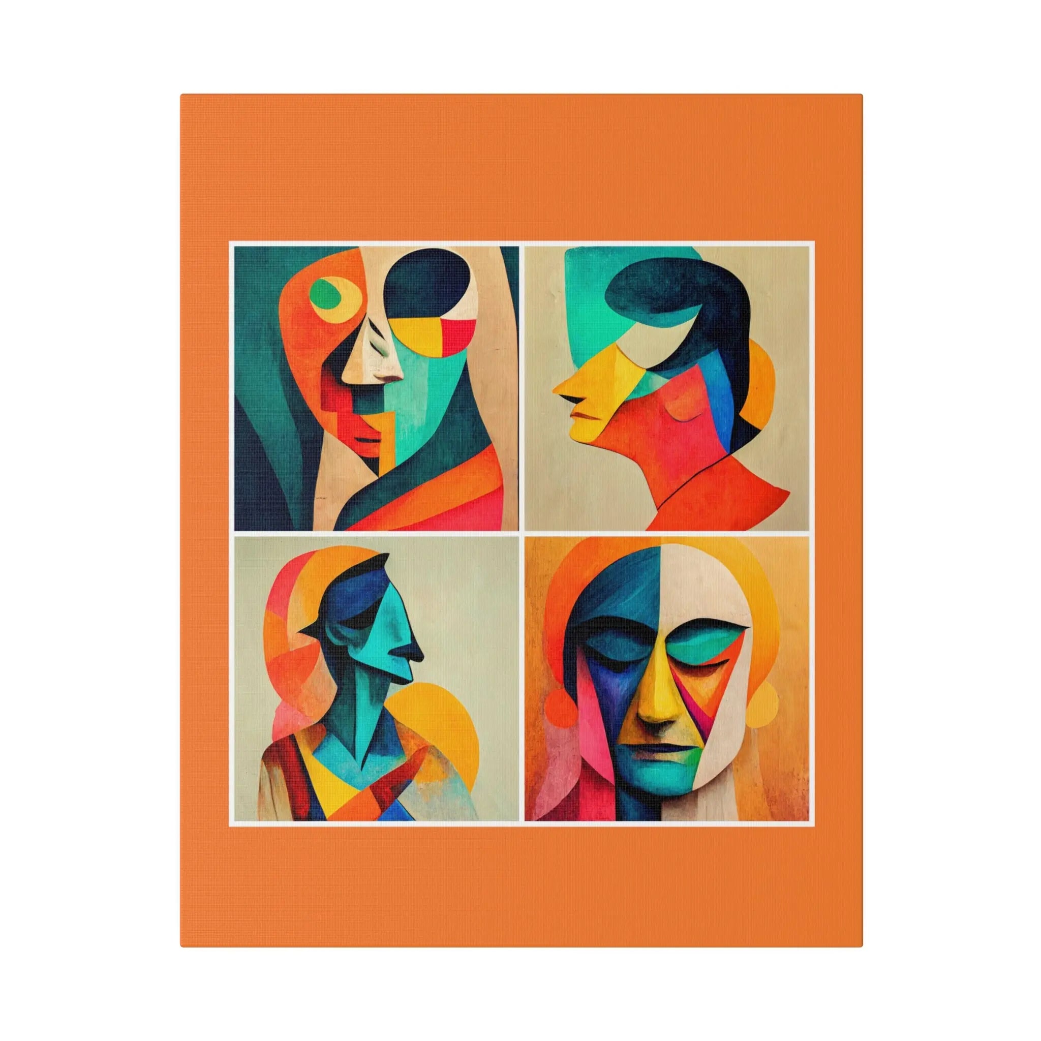 Abstract Faces Wall Art Printify