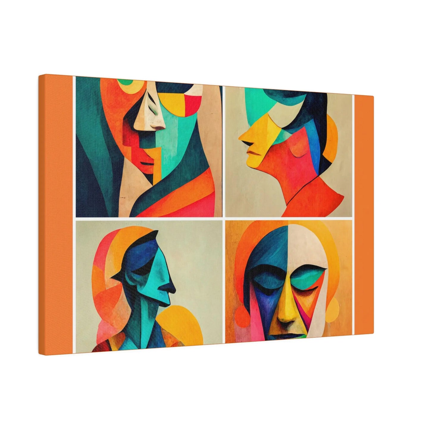 Abstract Faces Wall Art Printify