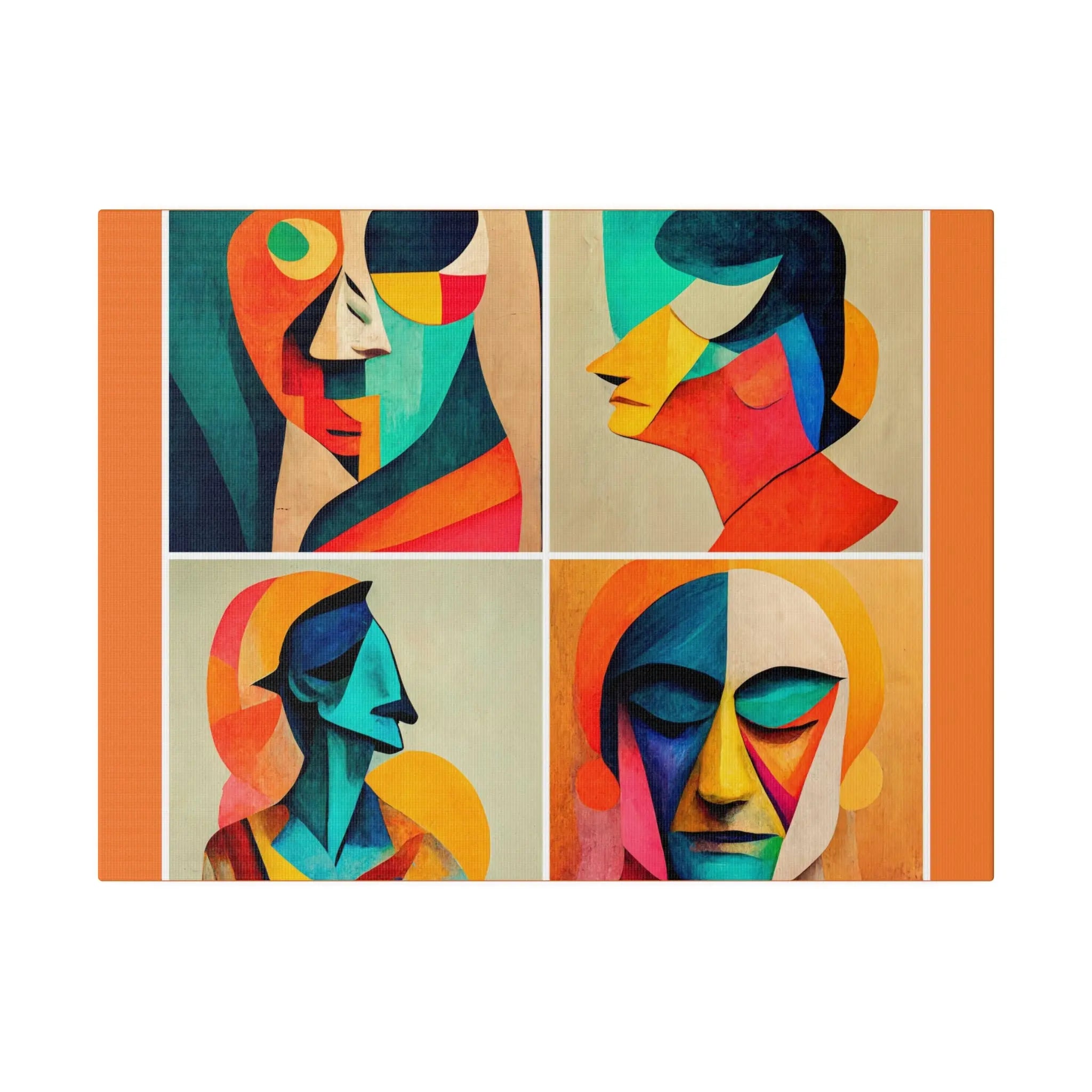 Abstract Faces Wall Art Printify