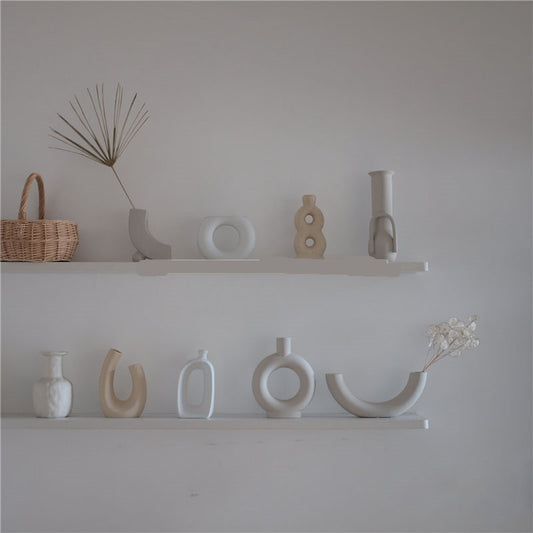 Plain Ceramic Vase Decoration