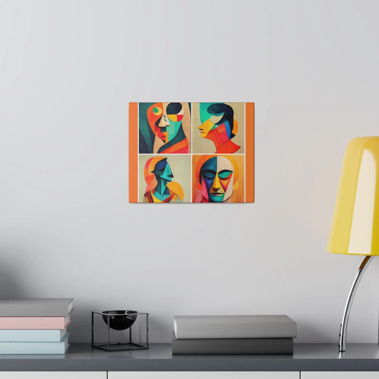 Abstract Faces Wall Art Printify