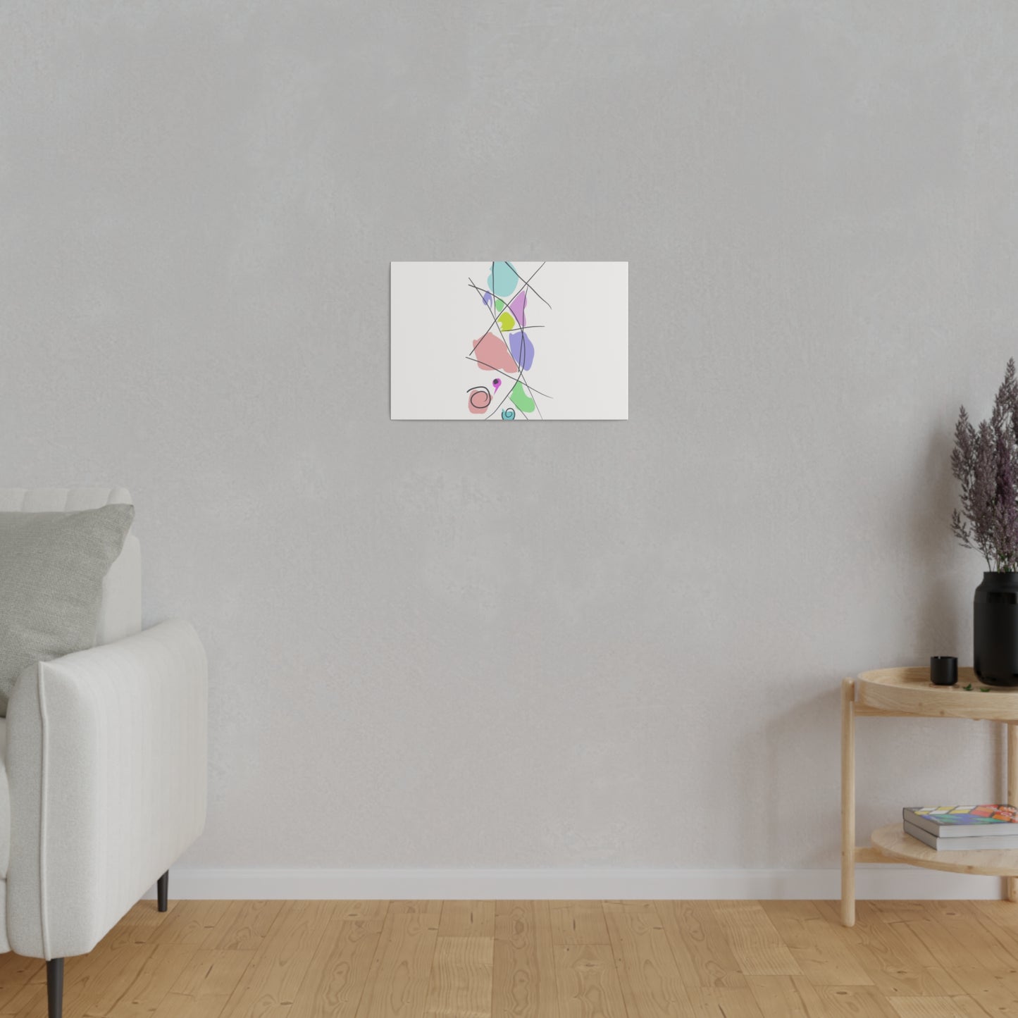 Pastels & Doodles Wall Art Printify