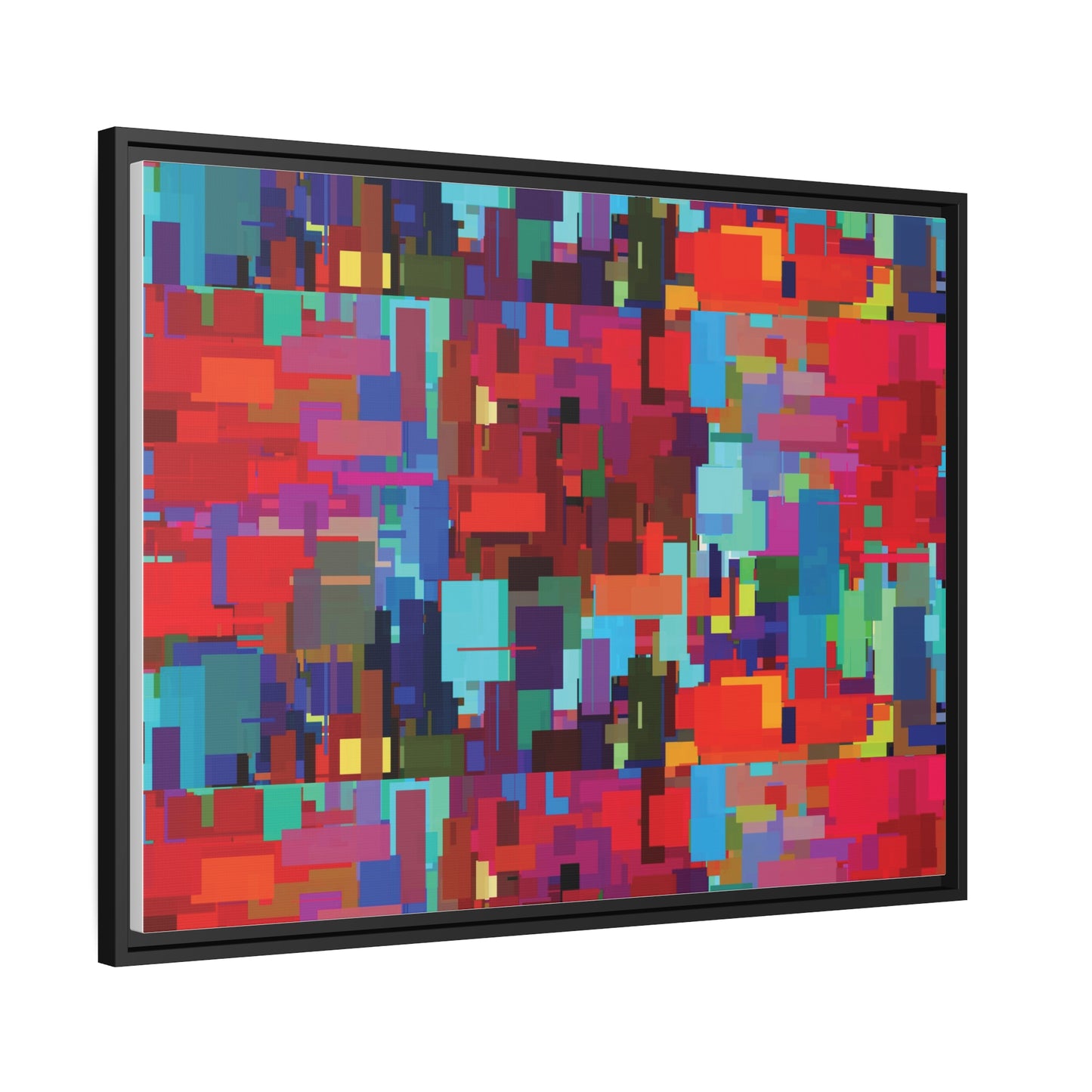 Abstract painting, Black Frame Printify