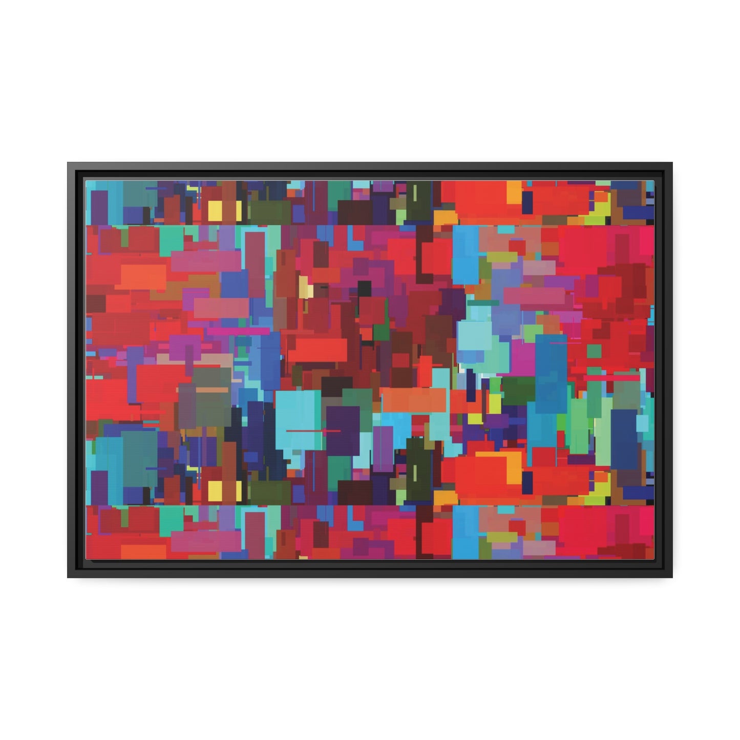 Abstract painting, Black Frame Printify