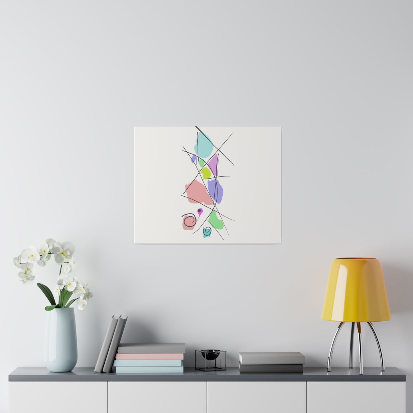 Pastels & Doodles Wall Art Printify