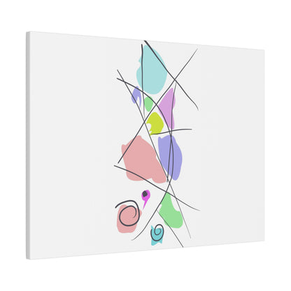 Pastels & Doodles Wall Art Printify