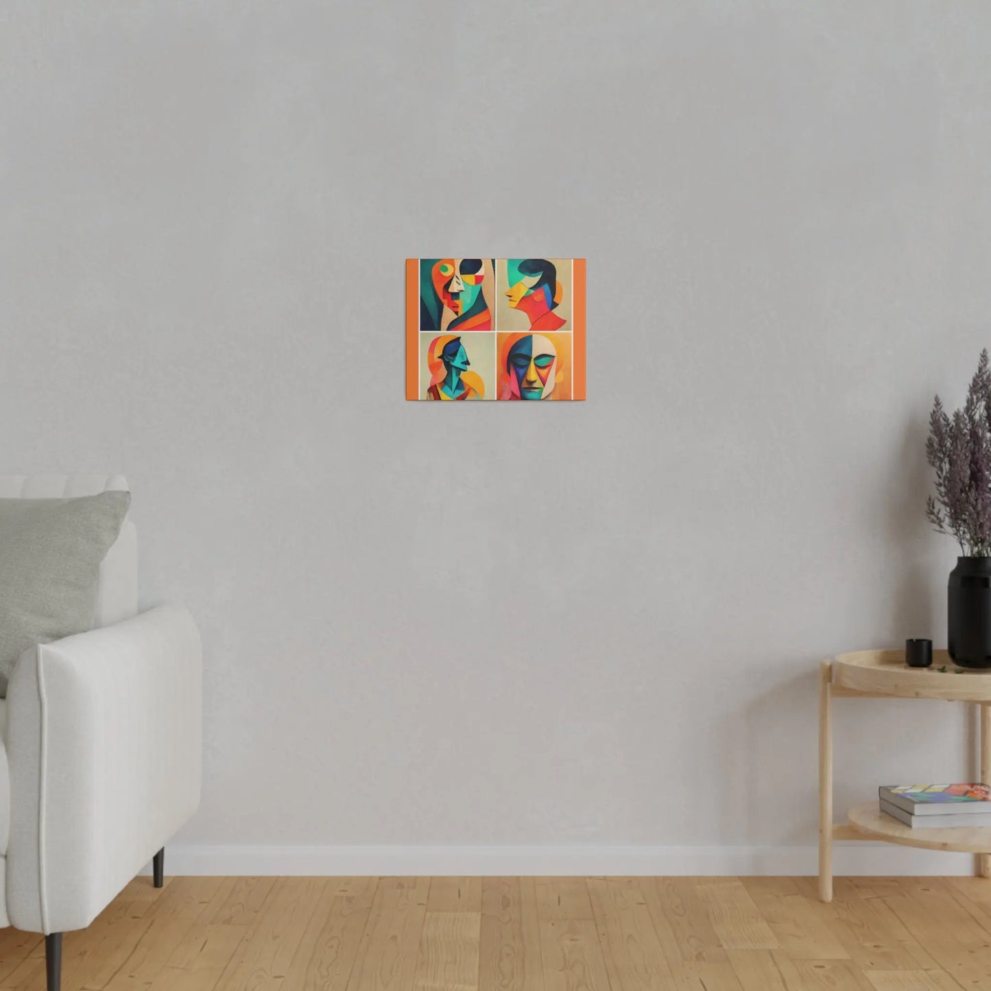 Abstract Faces Wall Art Printify