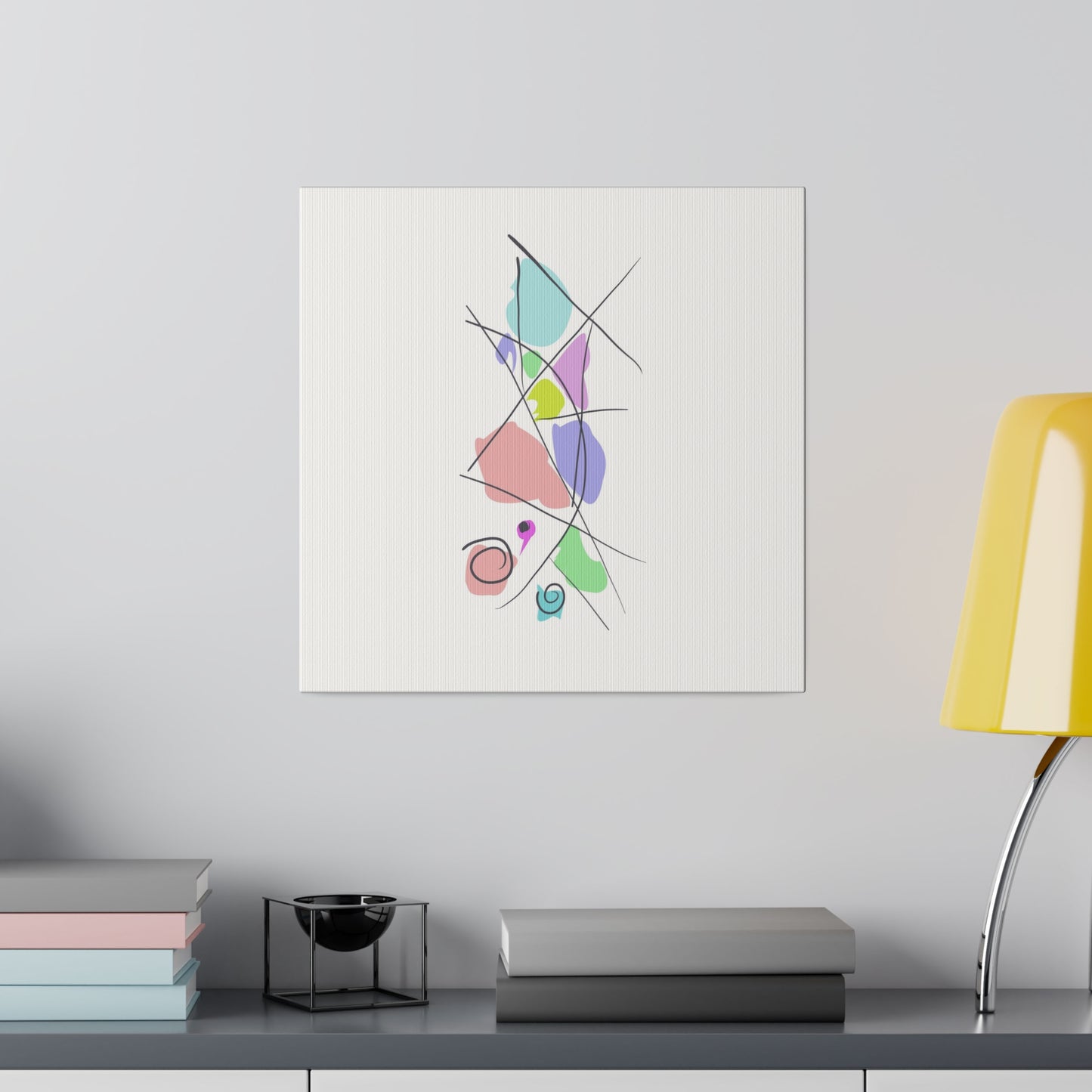 Pastels & Doodles Wall Art Printify