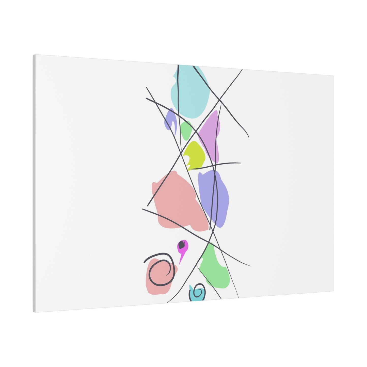 Pastels & Doodles Wall Art Printify