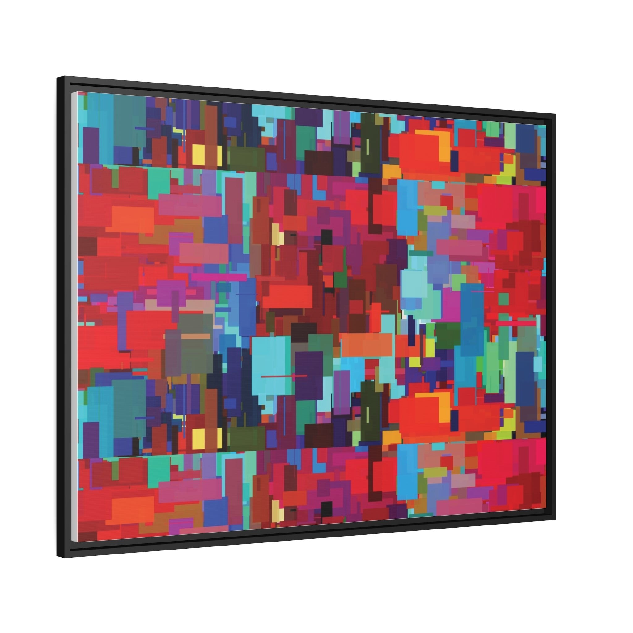 Abstract painting, Black Frame Printify