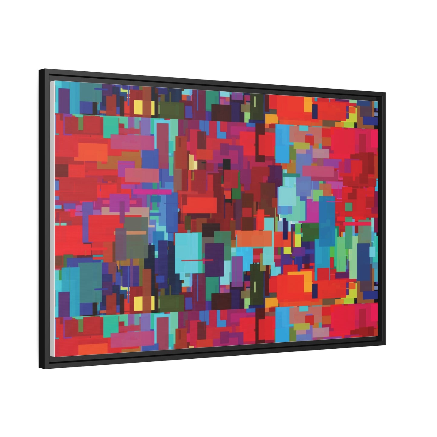 Abstract painting, Black Frame Printify