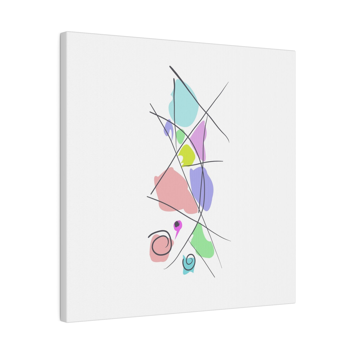 Pastels & Doodles Wall Art Printify