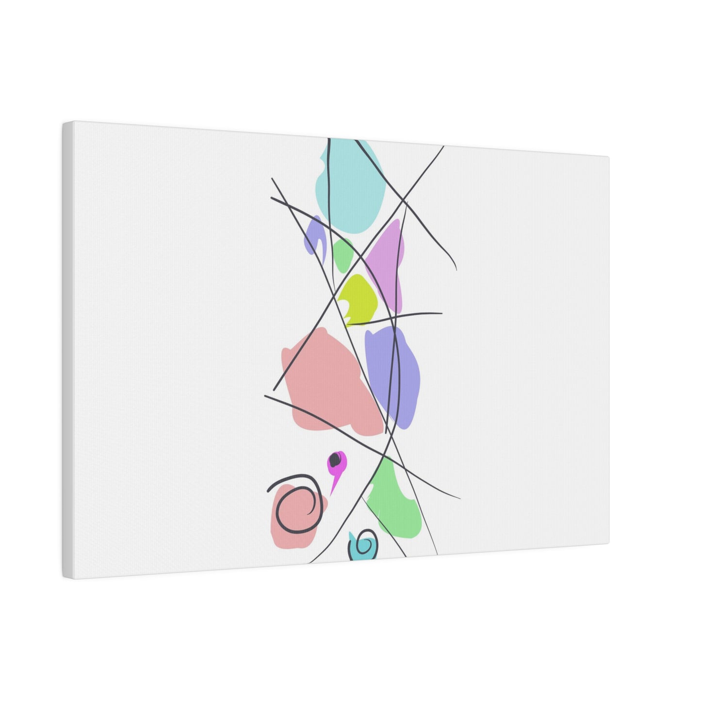 Pastels & Doodles Wall Art Printify