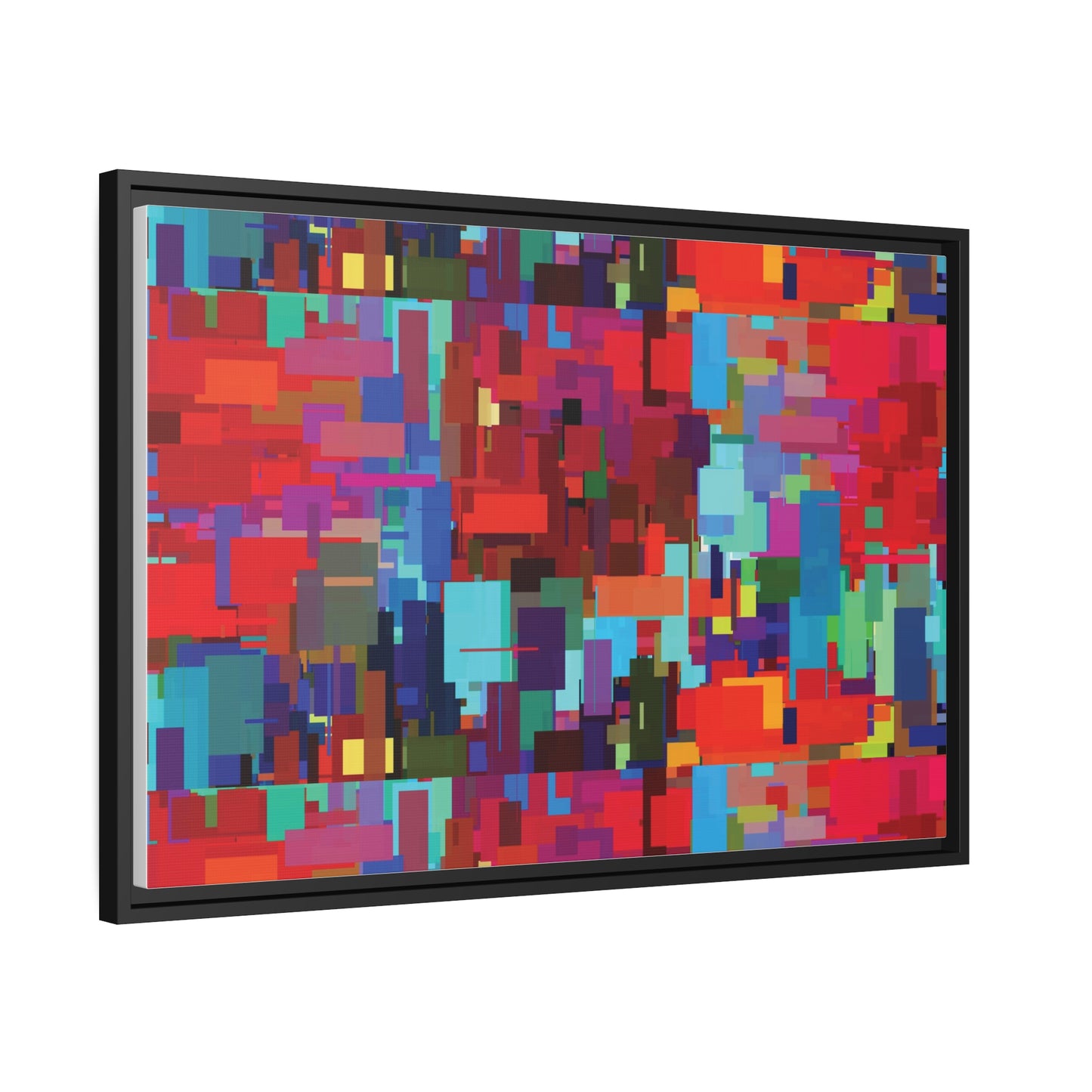 Abstract painting, Black Frame Printify