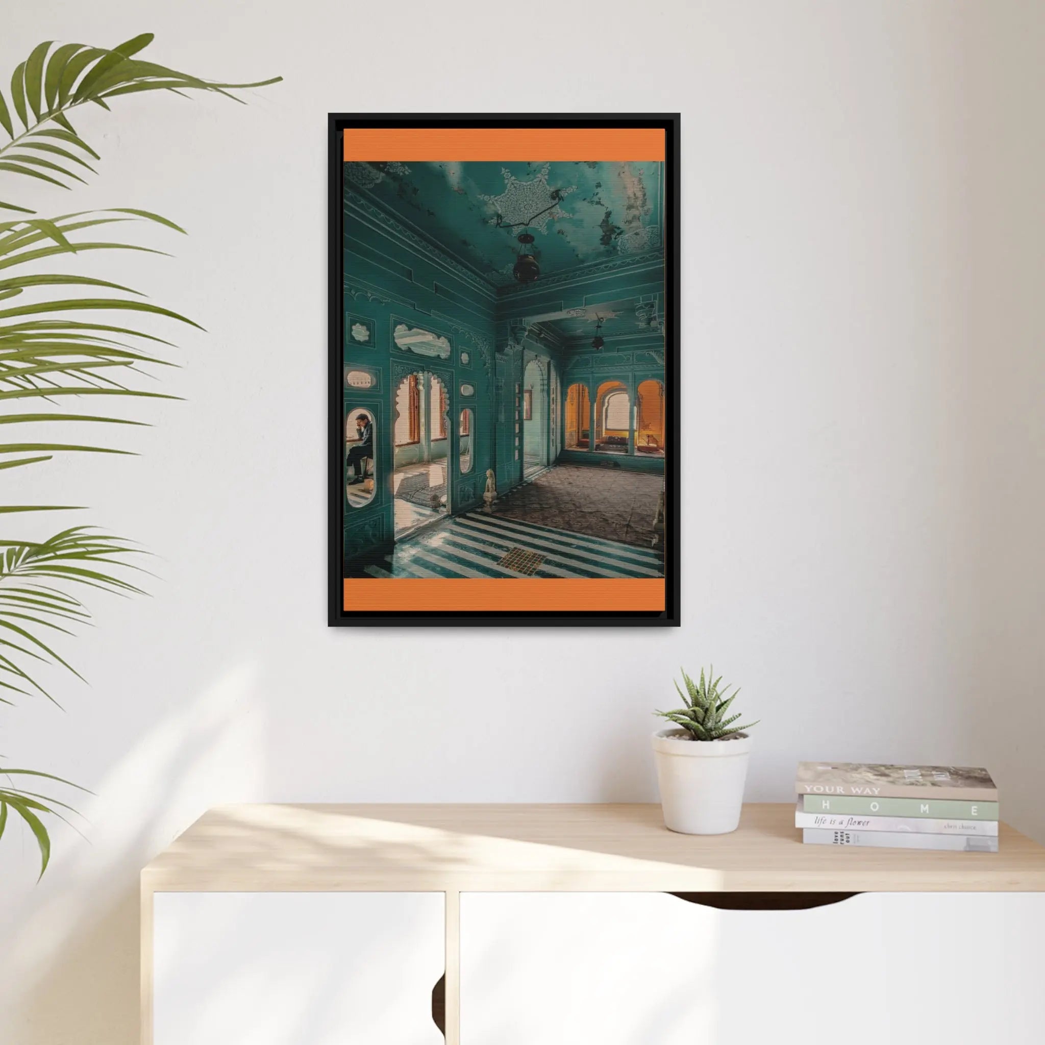 Matte Canvas, Black Frame Printify