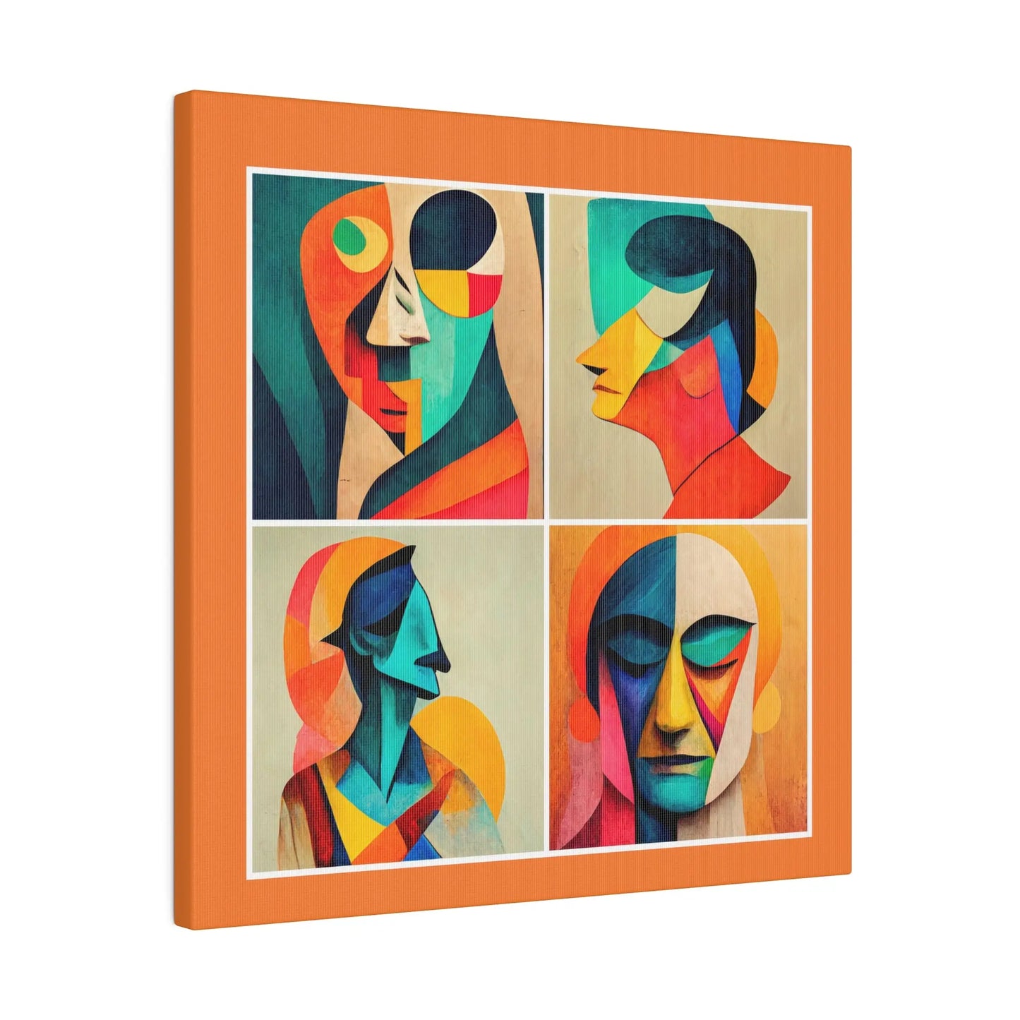 Abstract Faces Wall Art Printify