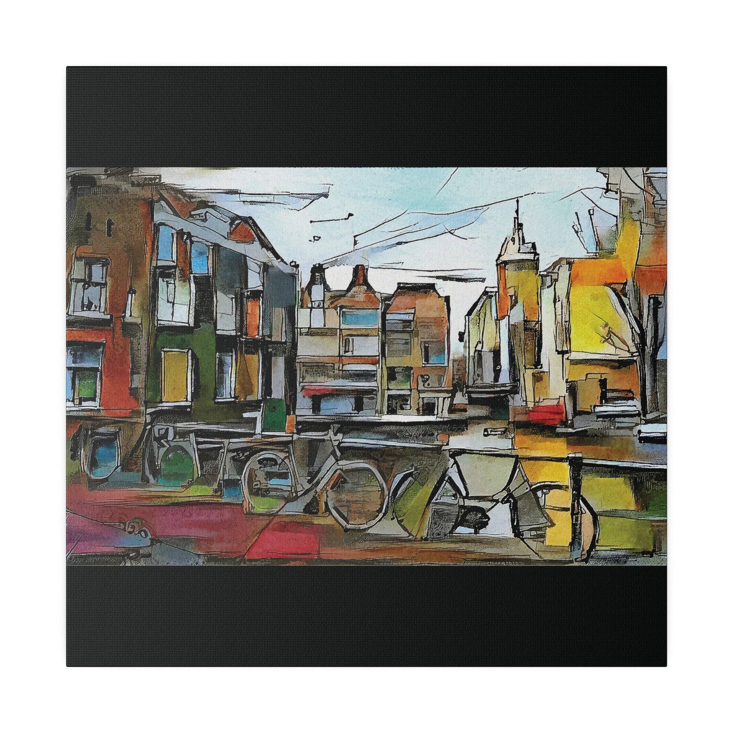 Walks in Amsterdam Canvas ￼ Printify