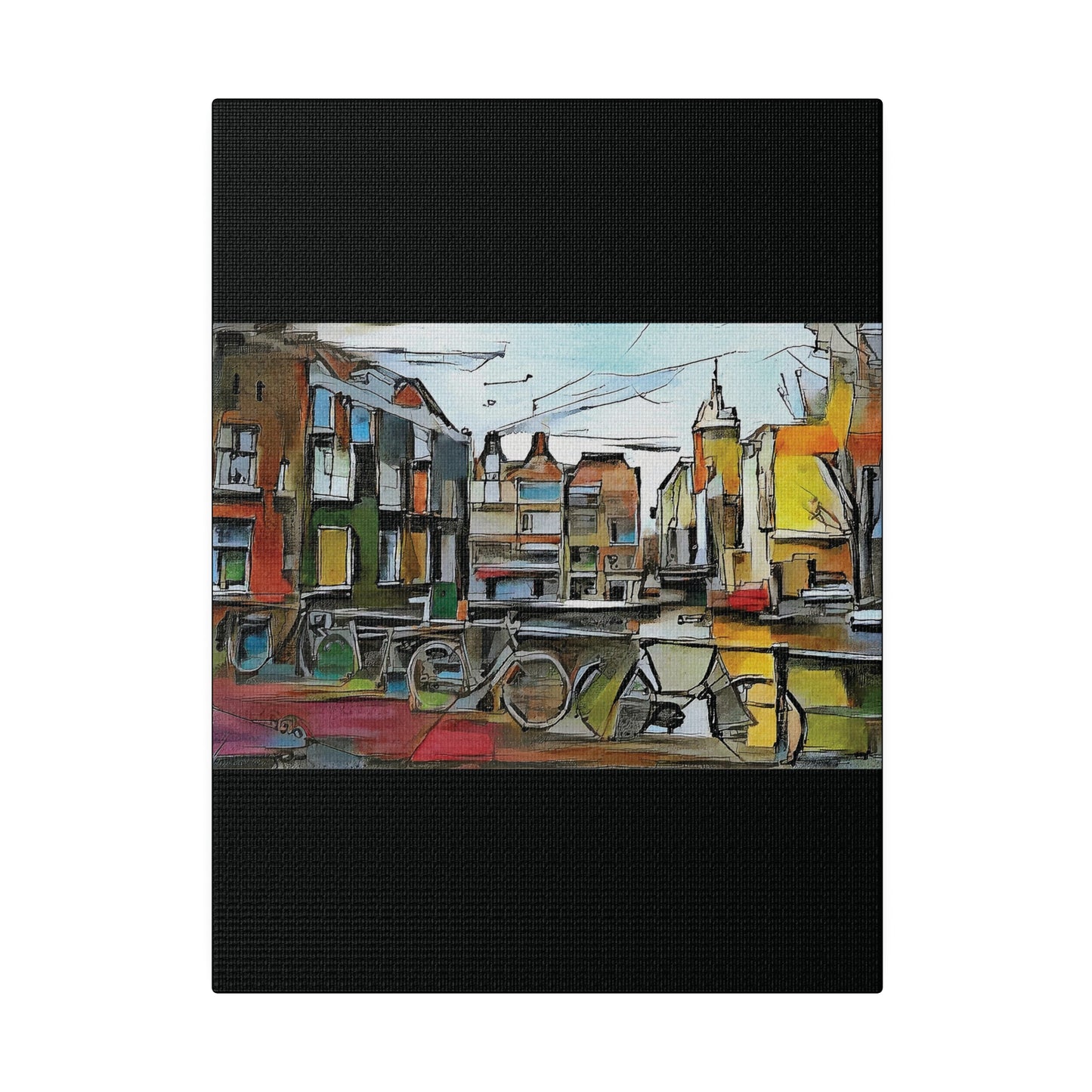 Walks in Amsterdam Canvas ￼ Printify