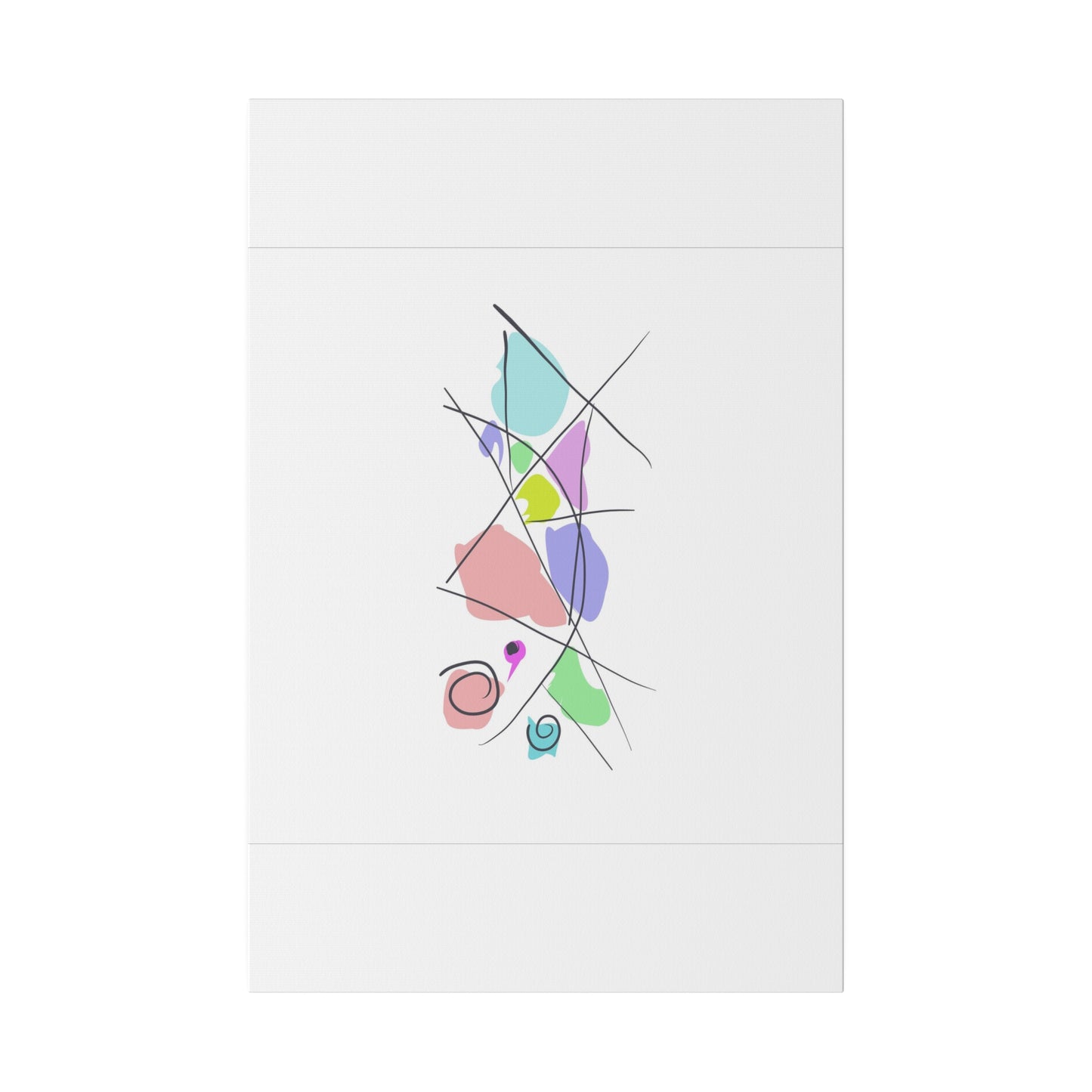 Pastels & Doodles Wall Art Printify