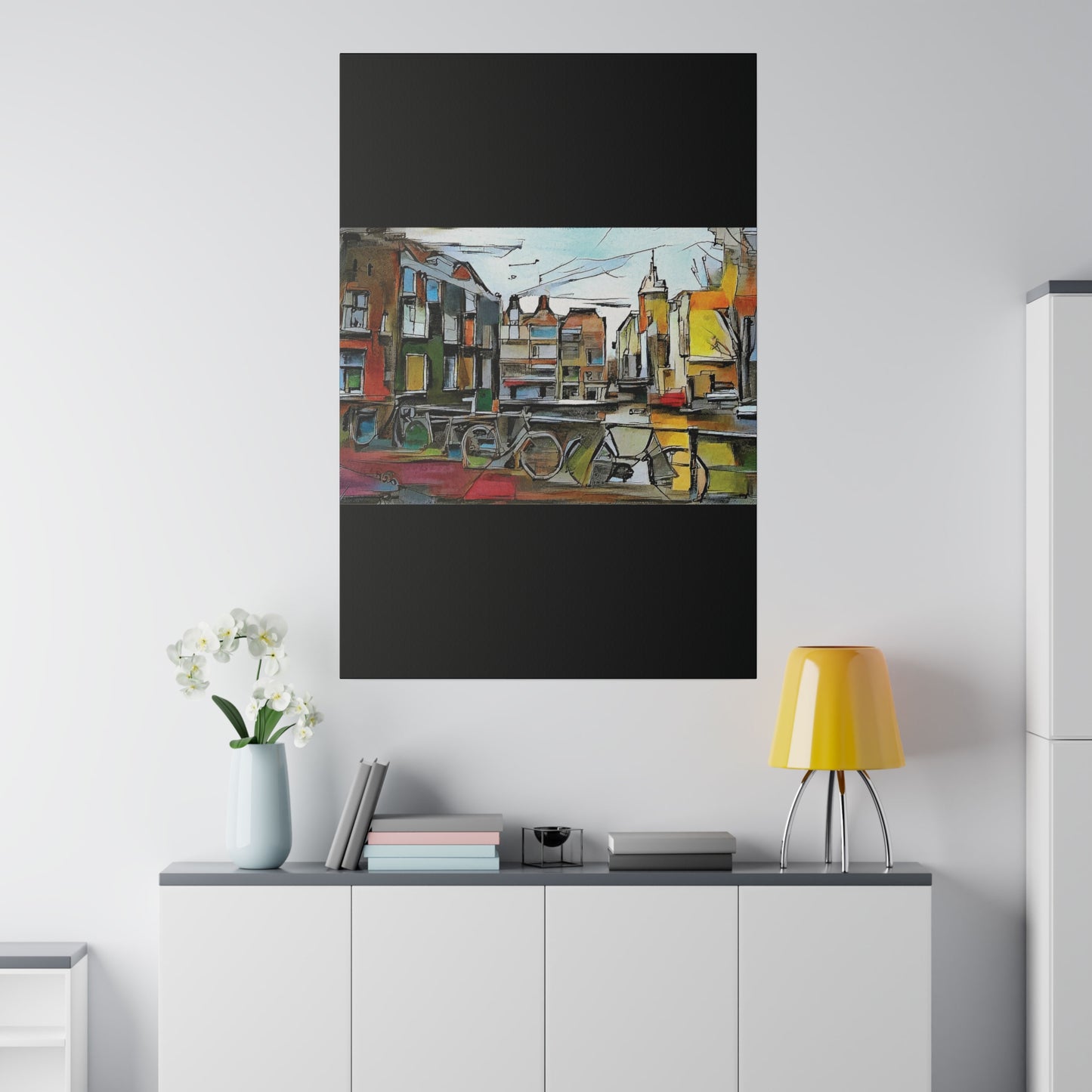 Walks in Amsterdam Canvas ￼ Printify