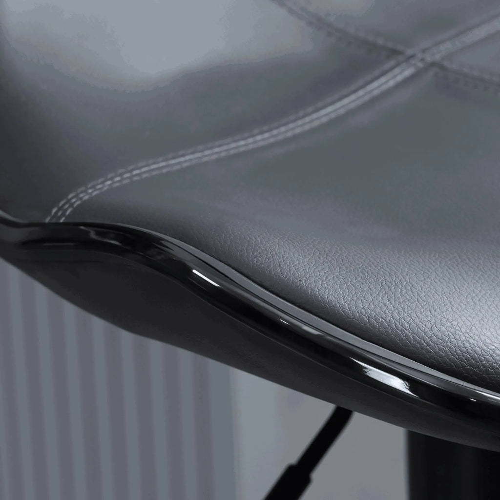 Adjustable Bar Stools Set of 2, Barstools with Footrest and Backrest. - Londecor