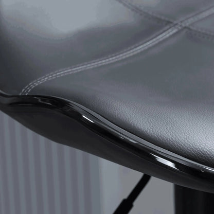 Adjustable Bar Stools Set of 2, Barstools with Footrest and Backrest. - Londecor