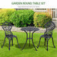 3 Pcs Cast Aluminum Bistro Set - Londecor