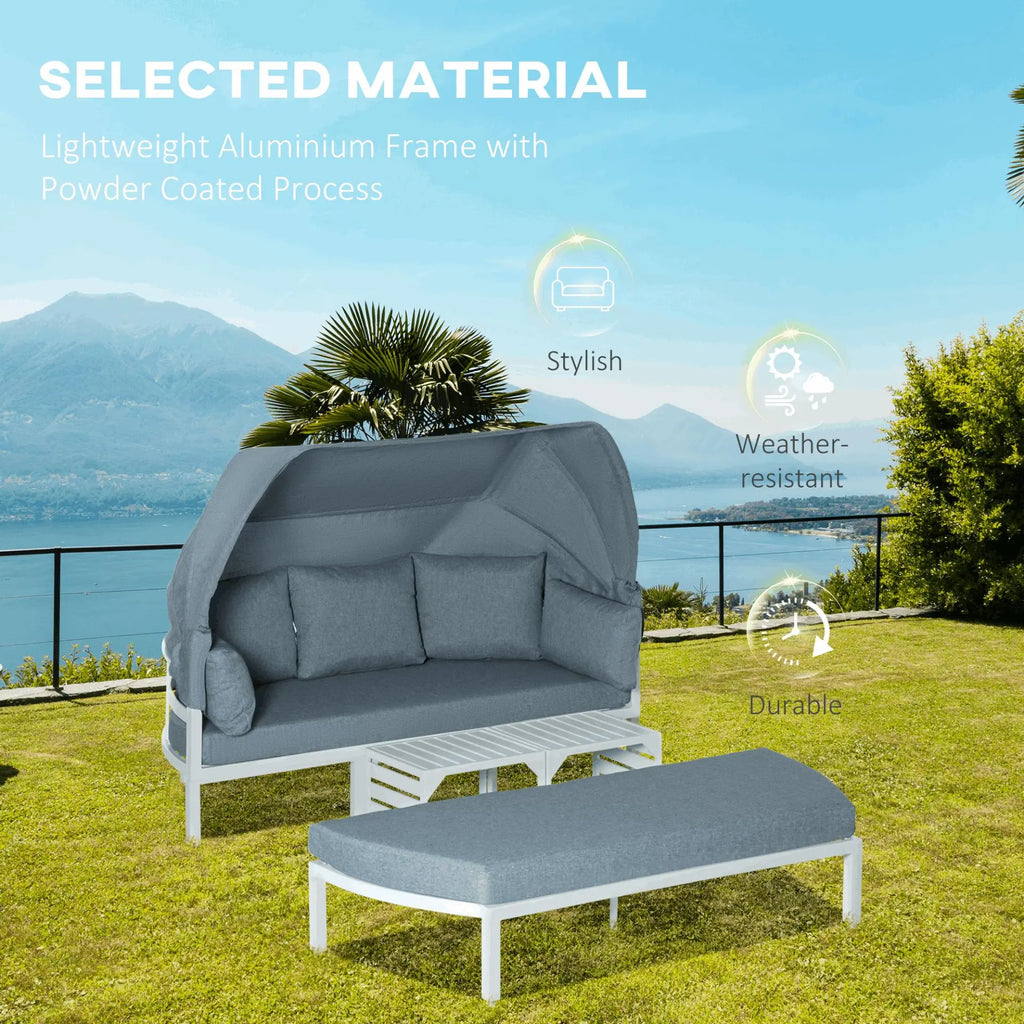 4 Pieces Outdoor Garden Sofa Set. - Londecor
