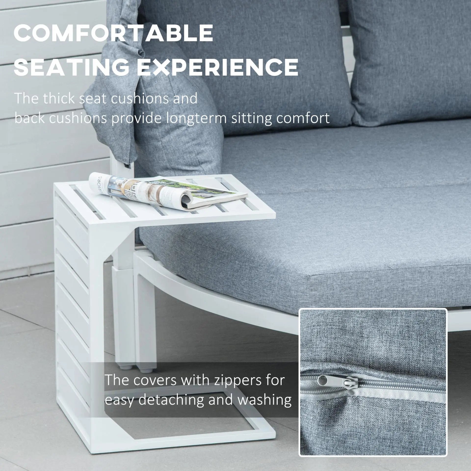 4 Pieces Outdoor Garden Sofa Set. - Londecor