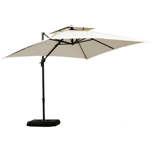 Garden Cantilever Roma Parasol with Aluminum Frame. Londecor