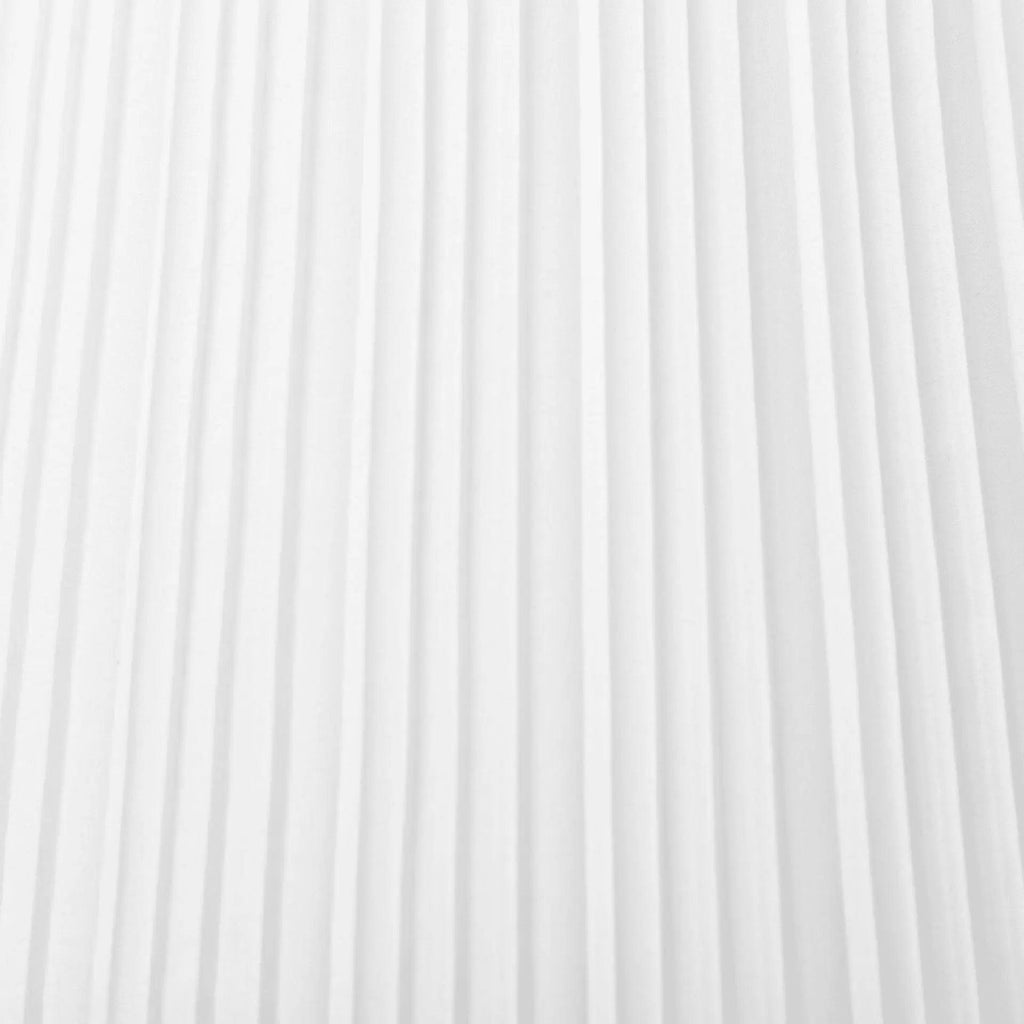 Steel Floor Lamp with Pleated Fabric Floor Switch. - Londecor