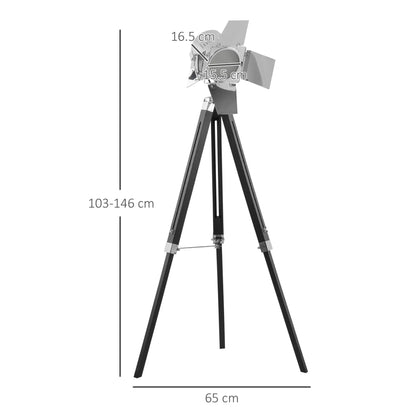 Industrial Tripod Floor Lamp. Londecor