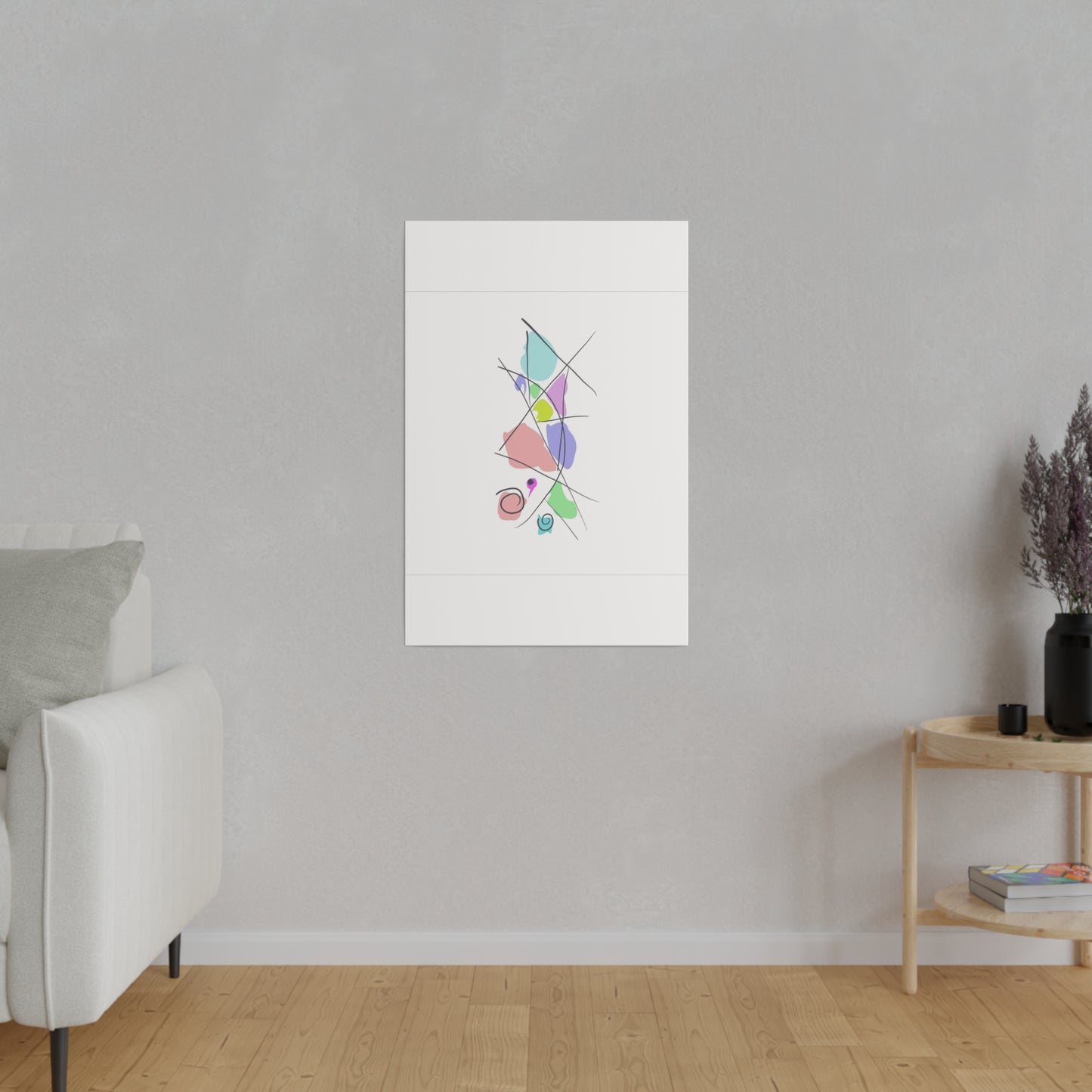 Pastels & Doodles Wall Art Printify