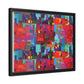 Abstract painting, Black Frame Printify