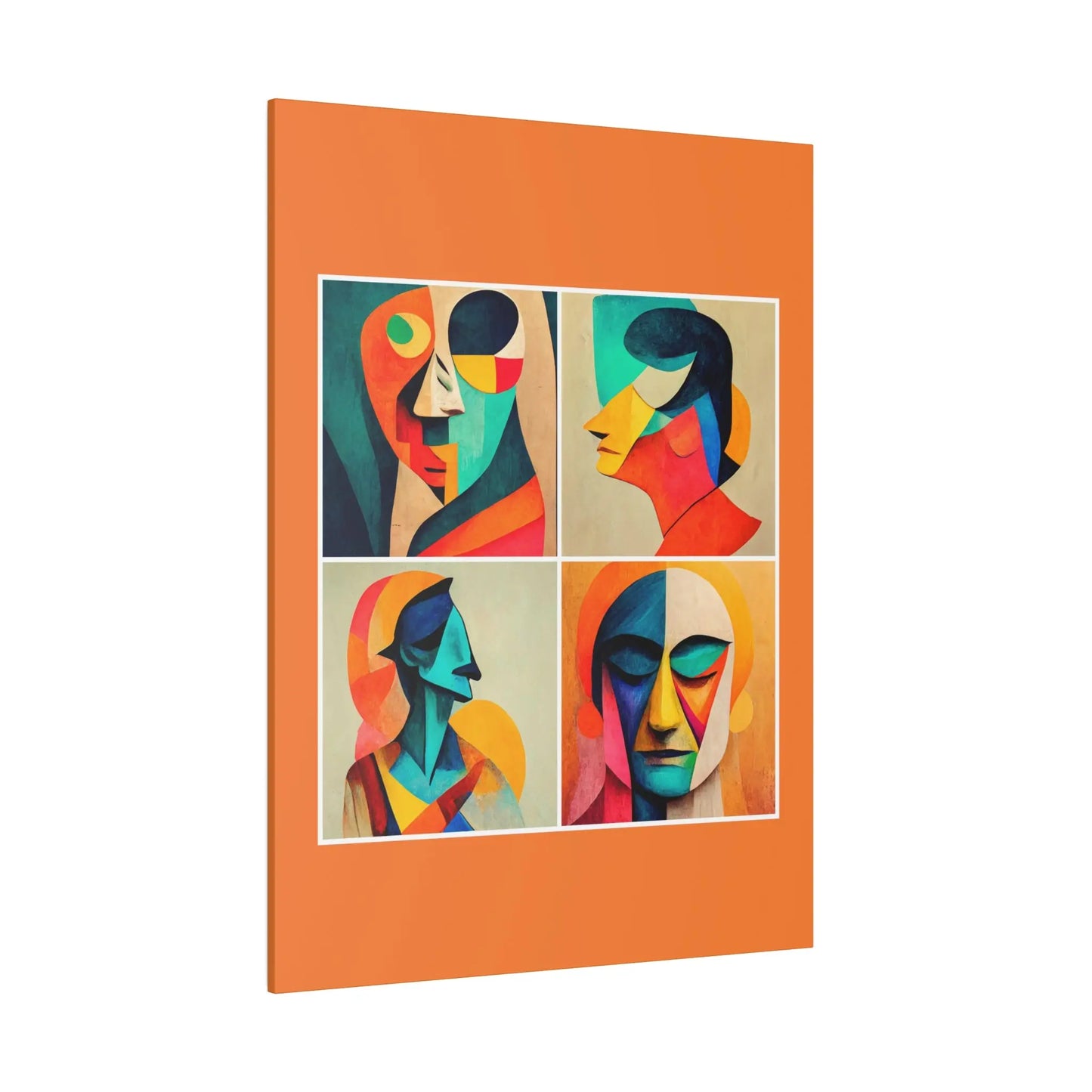 Abstract Faces Wall Art Printify