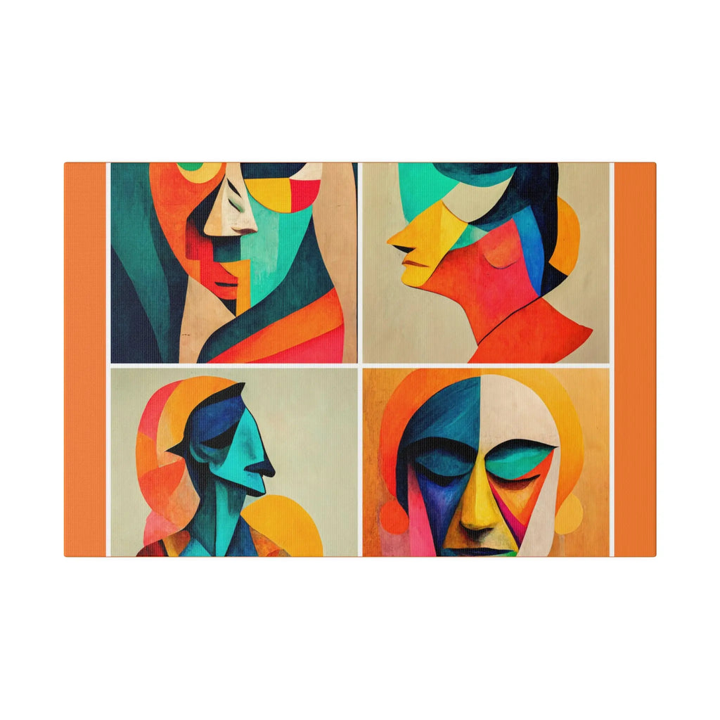 Abstract Faces Wall Art Printify