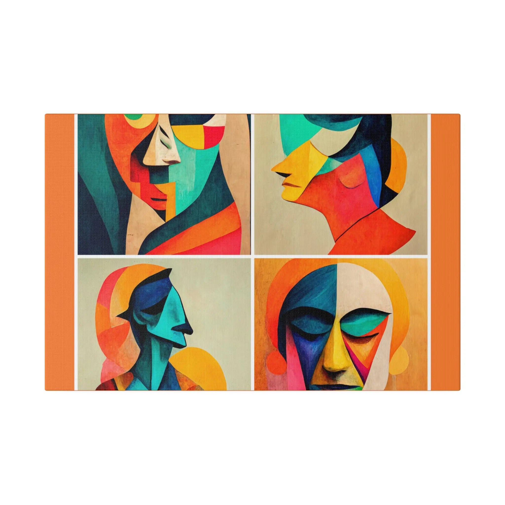 Abstract Faces Wall Art Printify