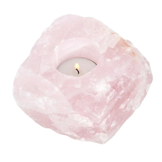 Rose Quartz Tealight Holder Londecor