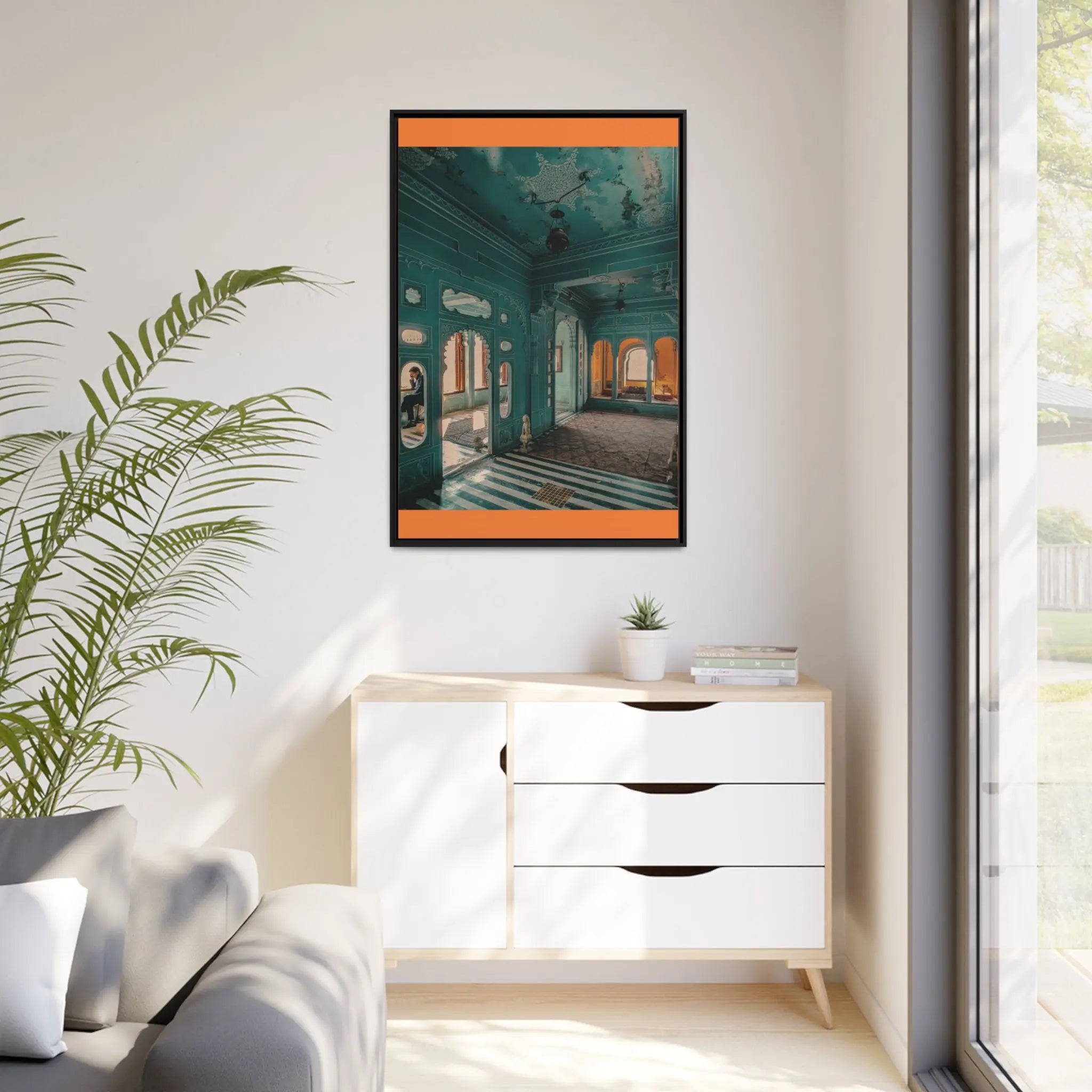 Matte Canvas, Black Frame Printify