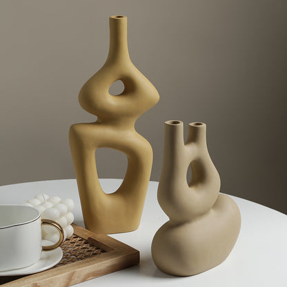 Ceramic Crafts Nordic Vase Decoration