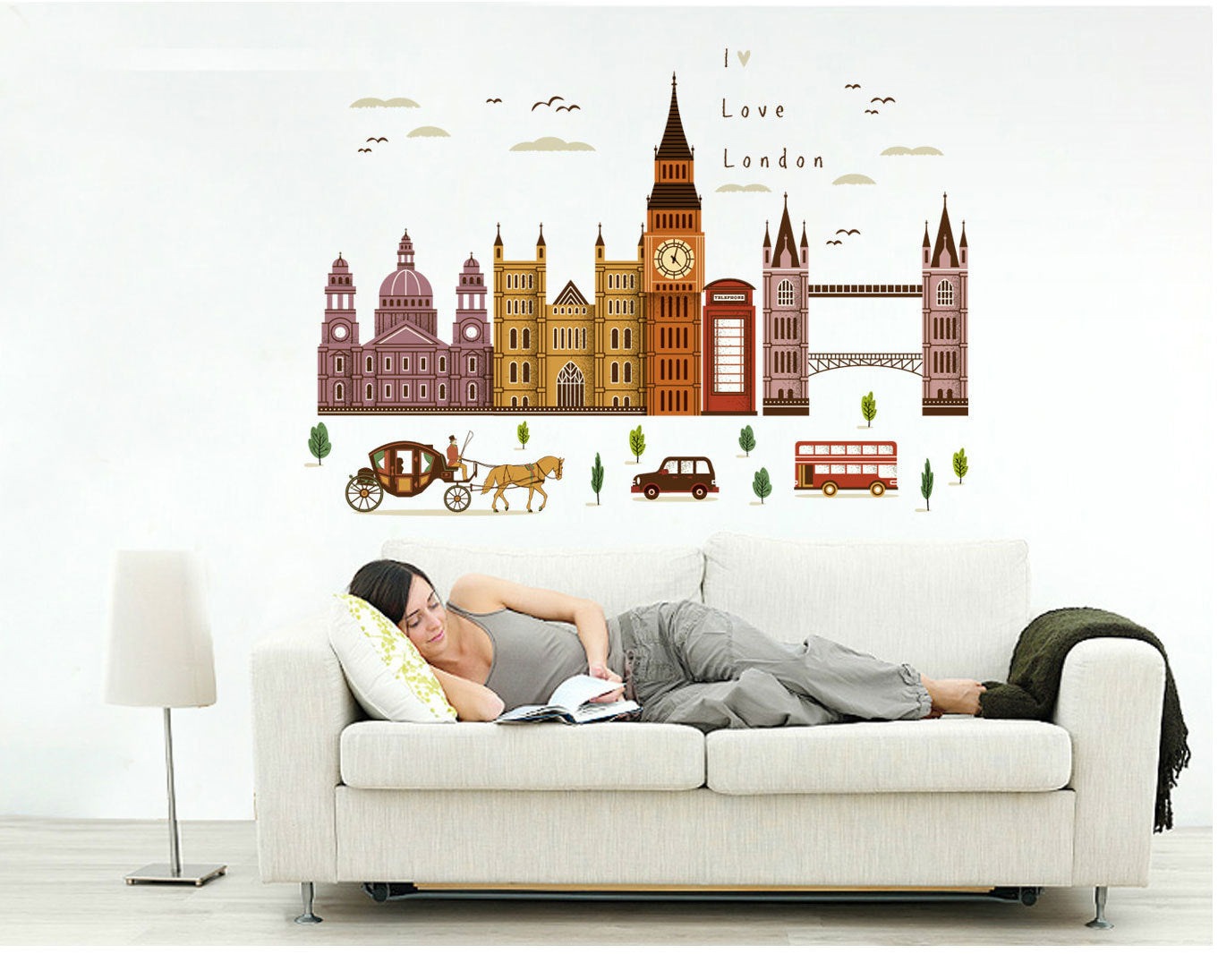 London England Wall Stickers