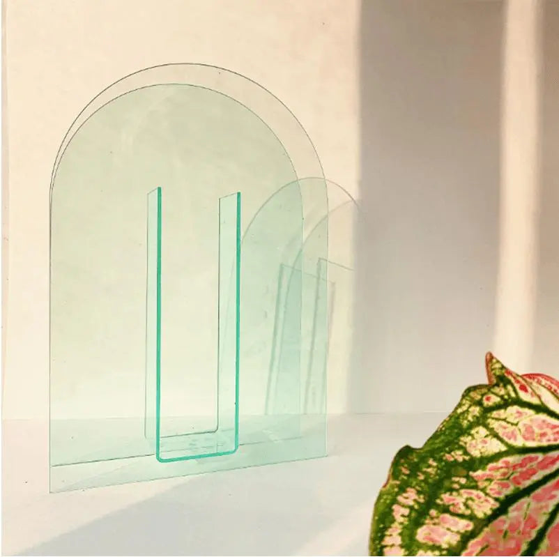 Modern Simple Acrylic Vase, Living Room Designer, Colorful Vase Decoration. - Londecor