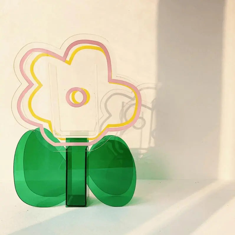 Modern Simple Acrylic Vase, Living Room Designer, Colorful Vase Decoration. - Londecor