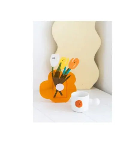 Modern Simple Acrylic Vase, Living Room Designer, Colorful Vase Decoration. - Londecor