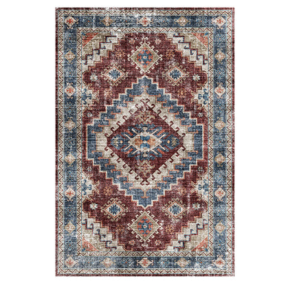 Ethnic Bedroom Persian Chenille Carpet