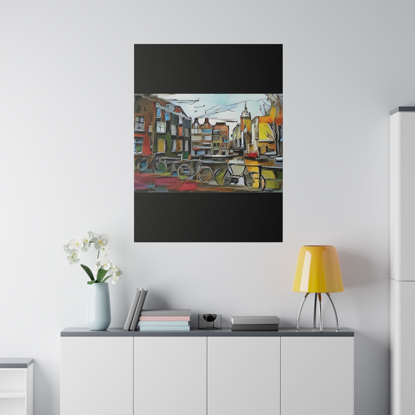 Walks in Amsterdam Canvas ￼ Printify