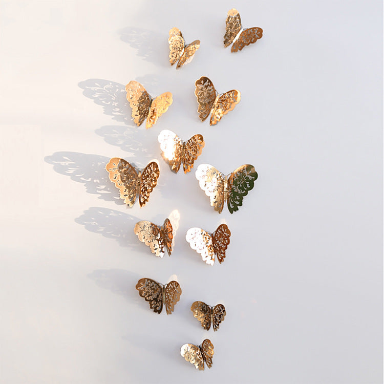 Metal 3D Butterfly Wall Sticker