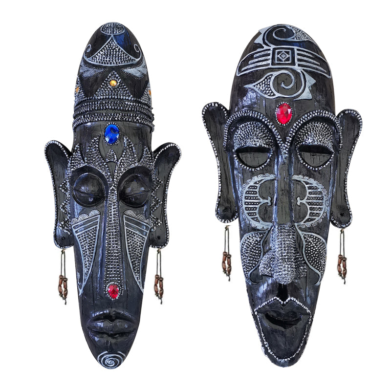tribal mask wall decor